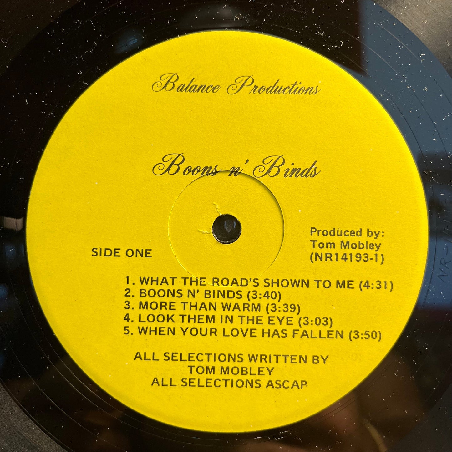 Tom Mobley - Boons n' Binds *SHRINK* | Near Mint (NM) Near Mint (NM)-