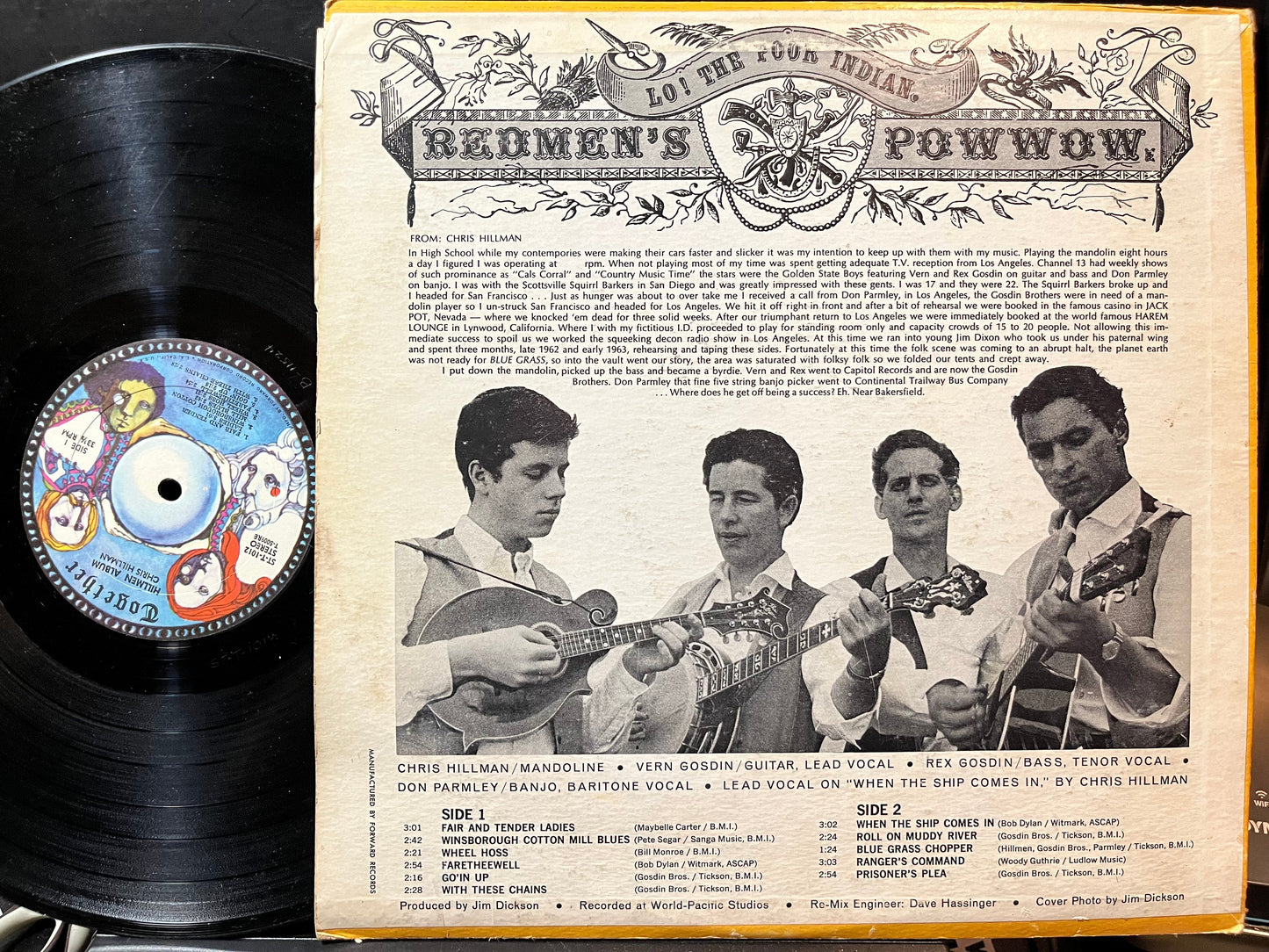 The Hillmen - The Hillmen (VINYL) | Very Good Plus (VG+) Very Good Plus (VG+)-
