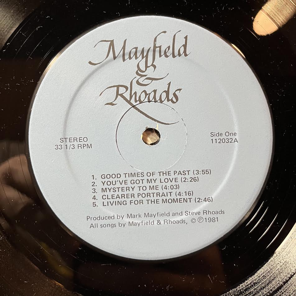 Mayfield & Rhoads - Mayfield & Rhoads (VINYL) | Very Good Plus (VG+) Near Mint (NM)-