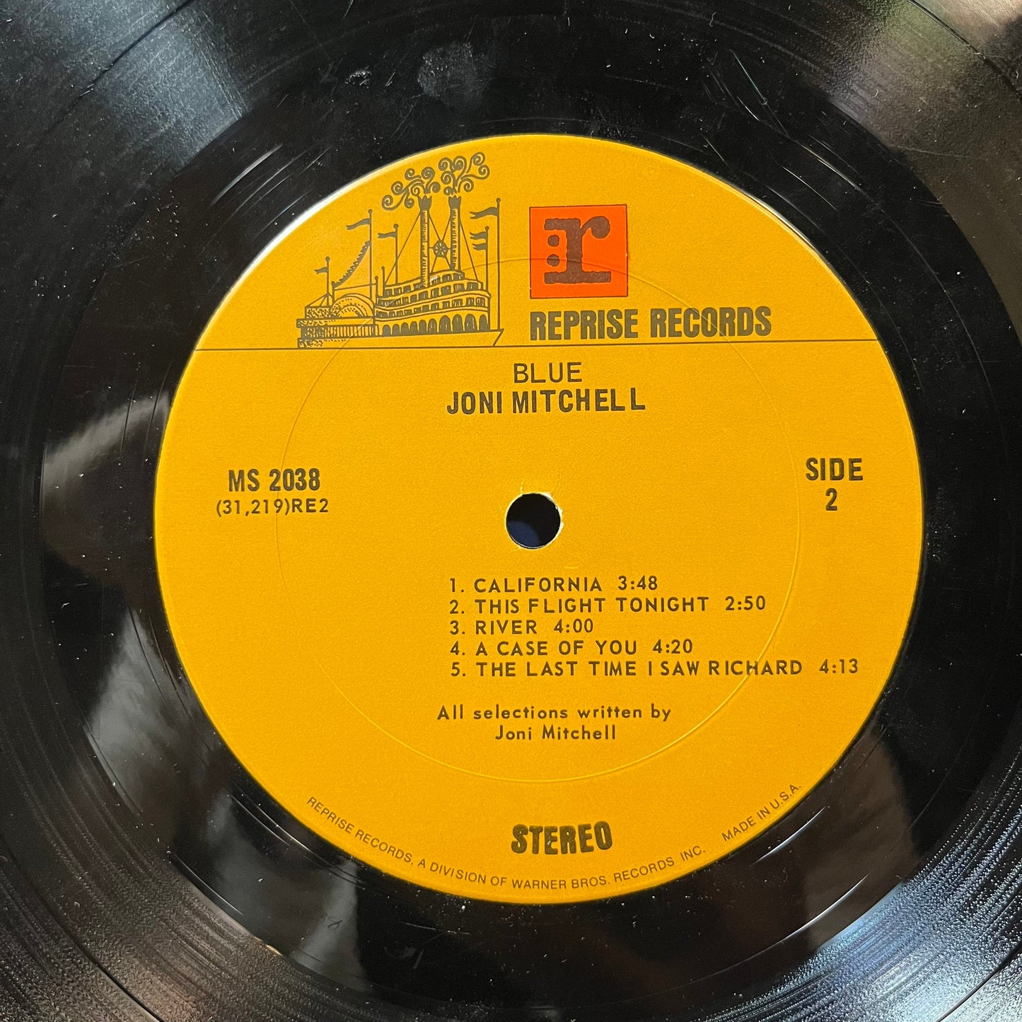 Joni Mitchell - Blue (VINYL LP REPRISE MS 2038 1971) | USED Very Good (VG) Very Good (VG)-