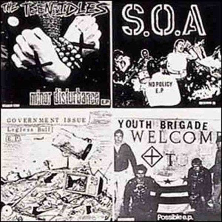 VARIOUS ARTISTS - FOUR OLD SEVEN INCHES (VINYL LP Dischord DCH14.1) | NEW-