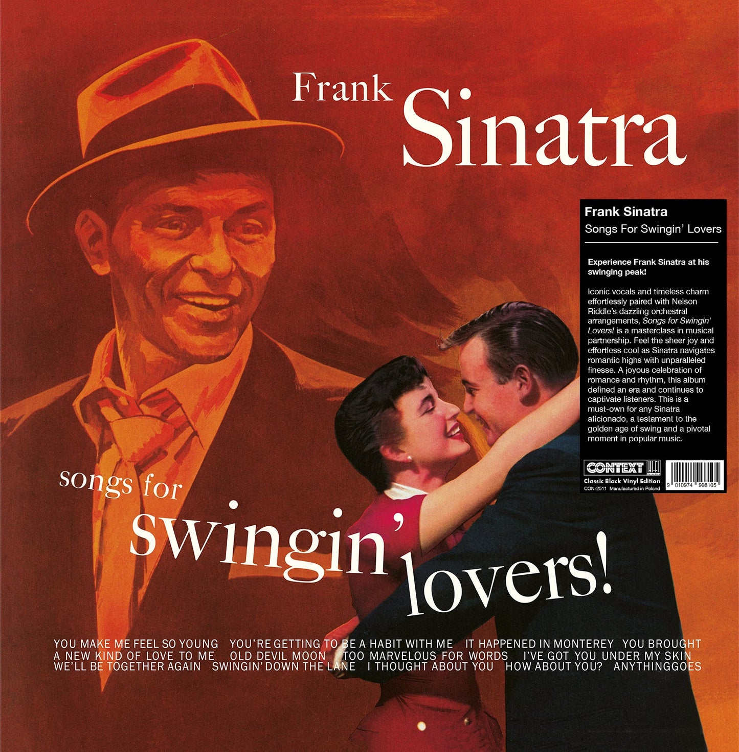 Frank Sinatra - Songs For Swingin' Lovers (VINYL) | Mint (M) Mint (M)-