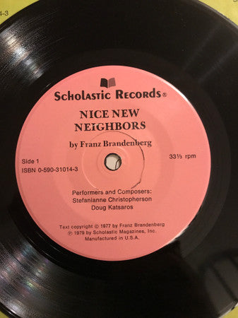 Franz Brandenberg - Nice New Neighbors (7" VINYL) | Near Mint (NM) Generic-