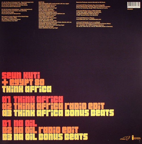 Seun Kuti + Egypt 80 - Think Africa | Mint (M) Mint (M)--