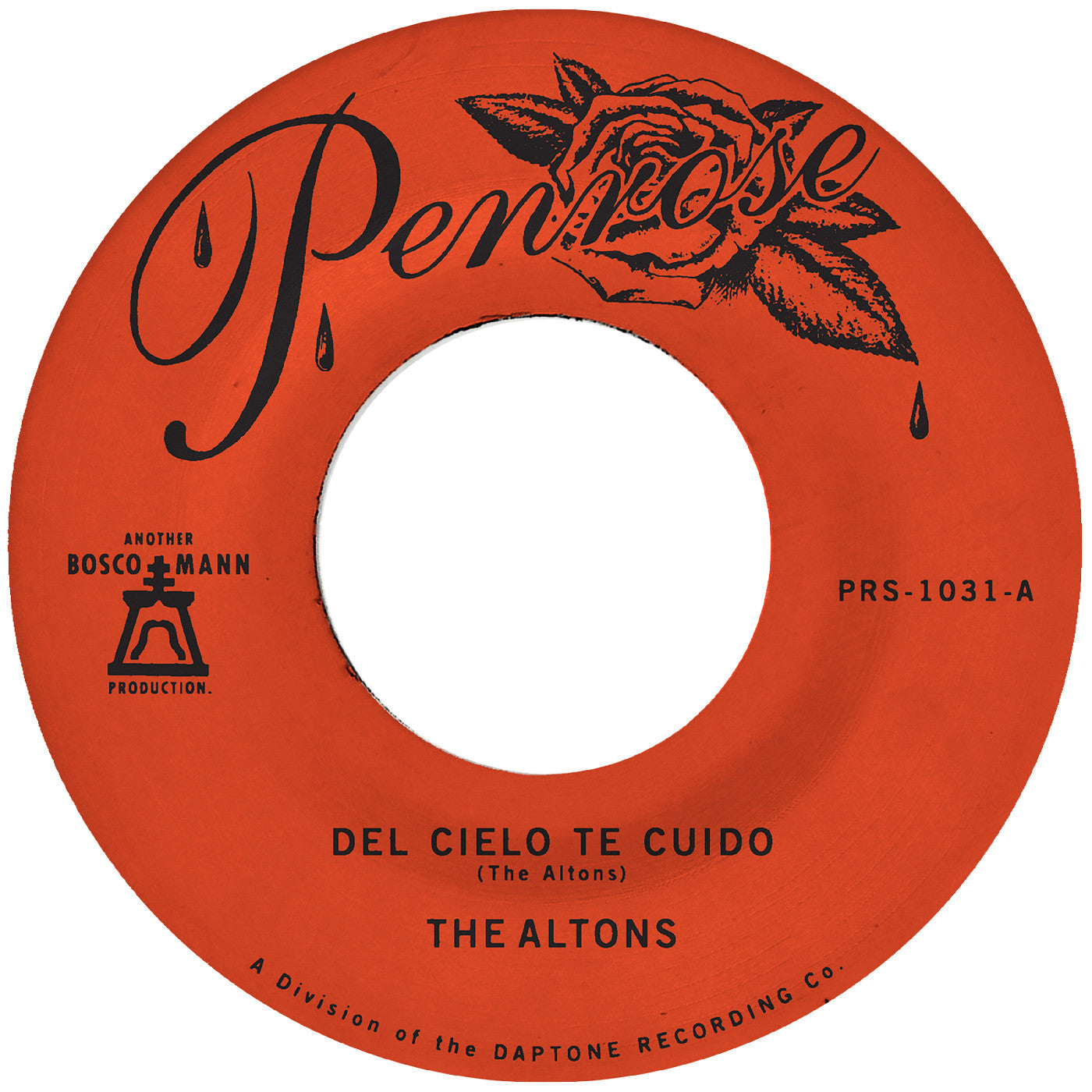 The Altons - Del Cielo Te Cuido b/w Perdoname (VINYL 7") | Mint (M) Mint (M)-