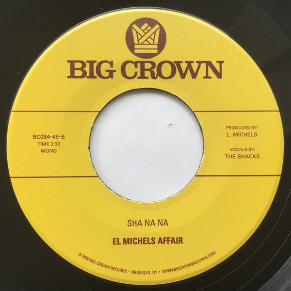El Michels Affair - Dhuaan b/w Sha Na Na | Mint (M) Mint (M)-