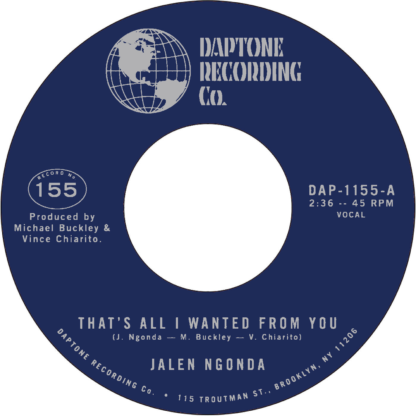 Ngonda, Jalen - That's All I Wanted from You b/w So Glad I Found You |-