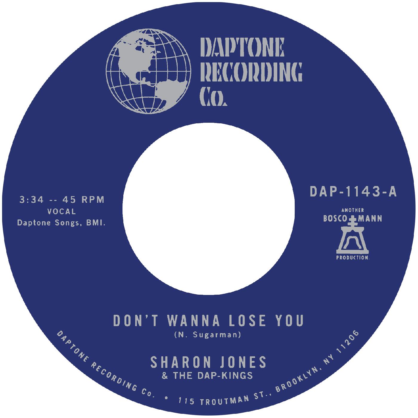 Sharon Jones & The Dap Kings - Don't Want To Lose You b/w Don't Give A Friend A Number (7'' VINYL) |-