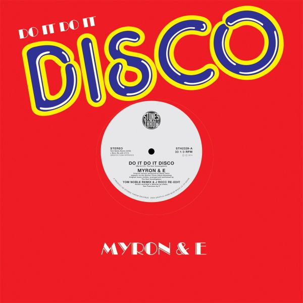 Myron & E - Do It Do It Disco - 12" (Vinyl) |-