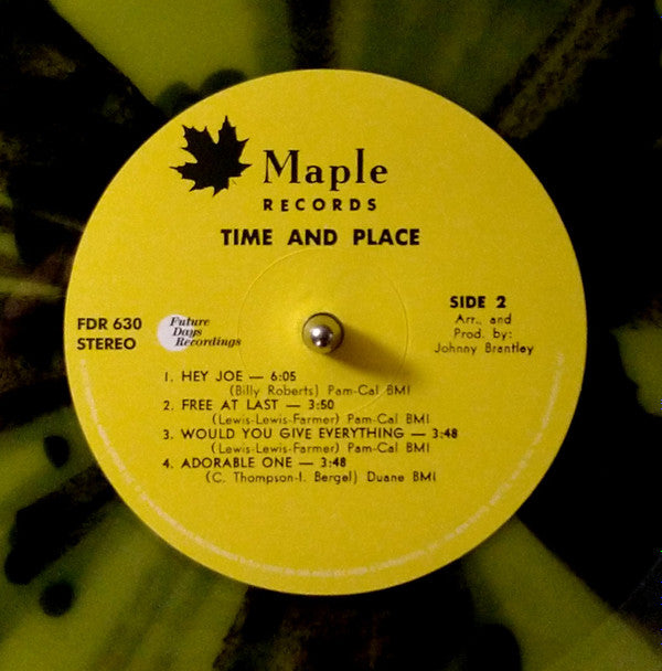 Lee Moses - Time And Place (YELLOW & BLACK SPLATTER VINYL) | Mint (M) Mint (M)-