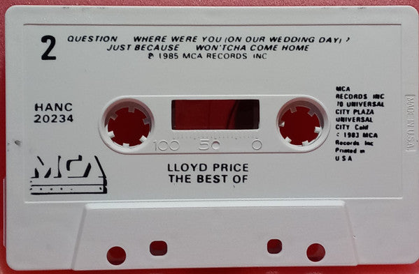 Lloyd Price - The Best Of Lloyd Price *CASSETTE/SEALED* | Mint (M) Mint (M)-