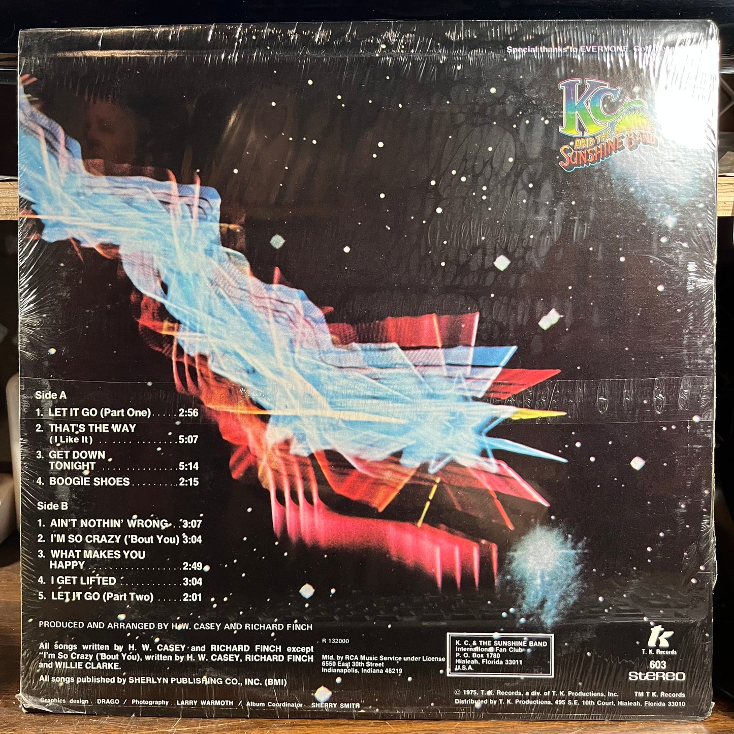 KC And The Sunshine Band (VINYL) | Mint (M)-