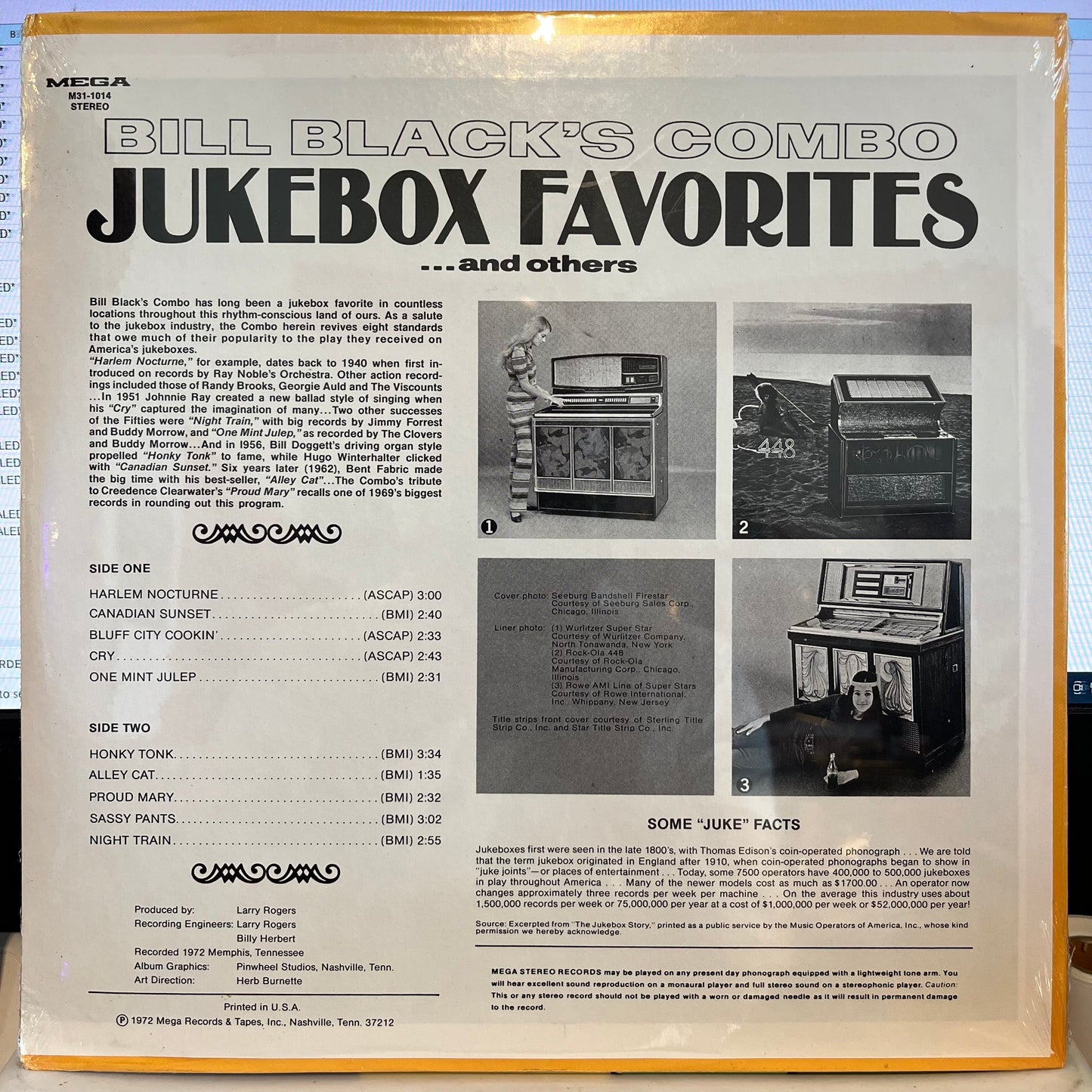 Bill Black's Combo - Jukebox Favorites... And Others *SEALED* | Mint (M) Near Mint (NM)-