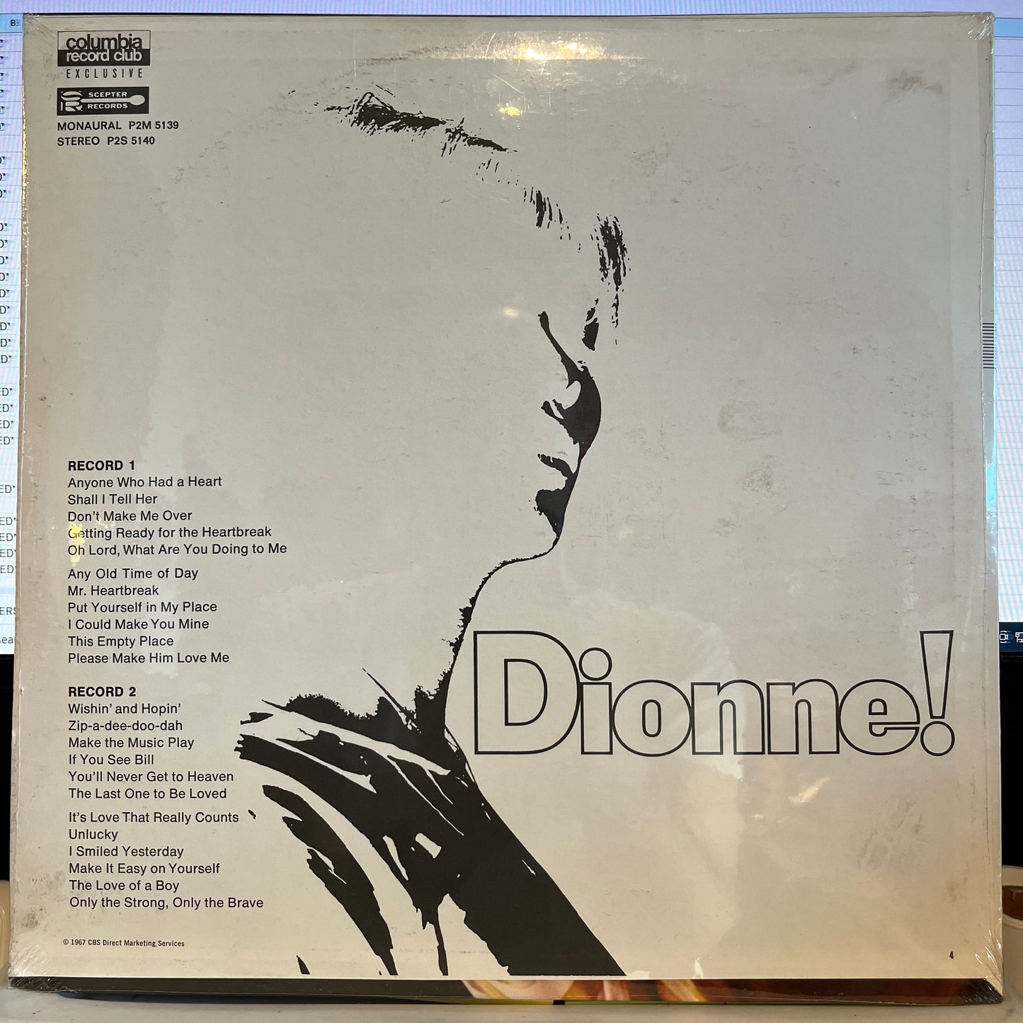Dionne Warwick - Dionne! *SEALED* | Mint (M) Near Mint (NM)-