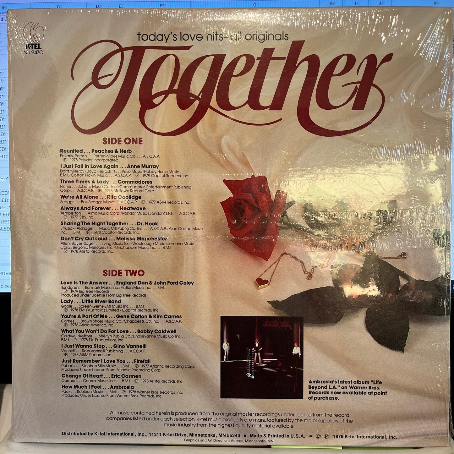 Together - Today's Love Hits - All Originals *SEALED* | Mint (M) Mint (M)-
