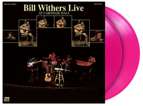Bill Withers - (PRESALE 7/3/26) Live At Carnegie Hall (GATEFOLD CLEAR MAGENTA 2xVINYL) | Mint (M) Mint (M)-