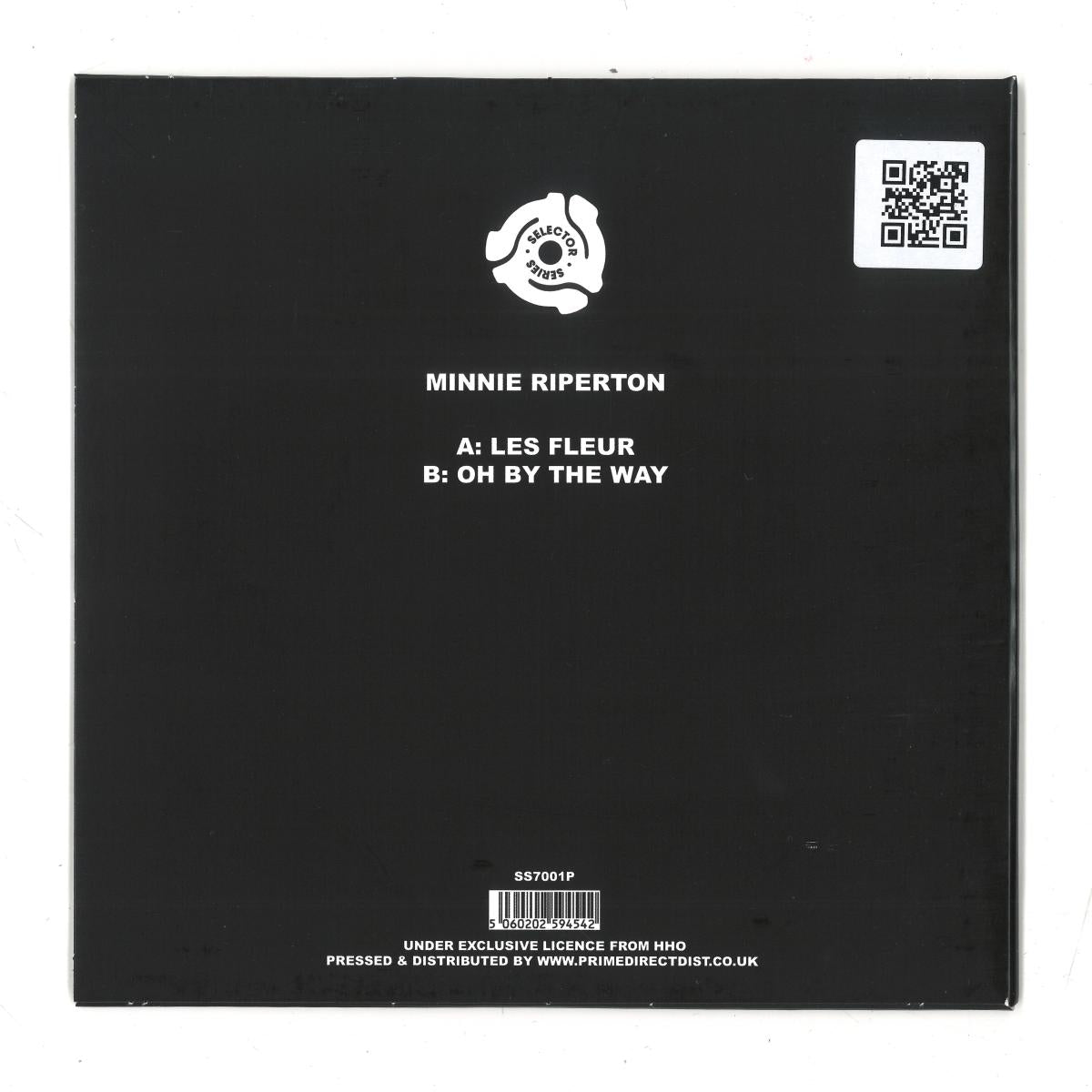 Minnie Riperton - Les Fleur / Oh By The Way (PURPLE VINYL 7" Selector Series SS7001P) | NEW-