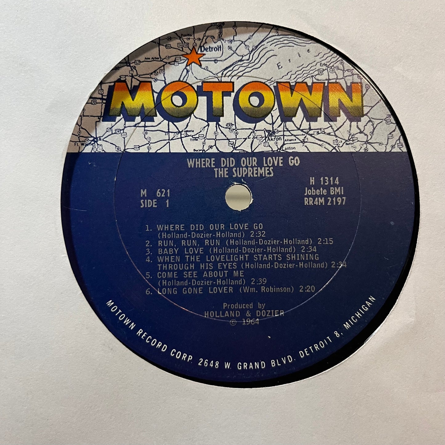 The Supremes - Where Did Our Love Go (VINYL LP MOTOWN MT 621 1964) | Very Good Plus (VG+) Very Good Plus Plus (VG++)-