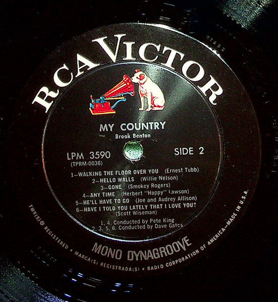 Brook Benton - My Country (VINYL) | Excellent (EX) Excellent (EX)-
