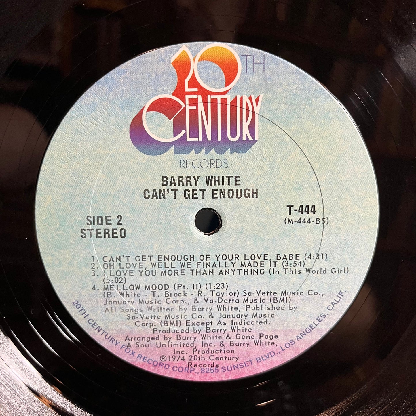 Barry White - Can't Get Enough (VINYL) | Near Mint- (NM-) Very Good Plus (VG+)-