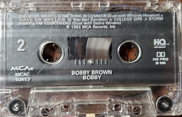 Bobby Brown - Bobby *CASSETTE* | Near Mint (NM) Near Mint (NM)-