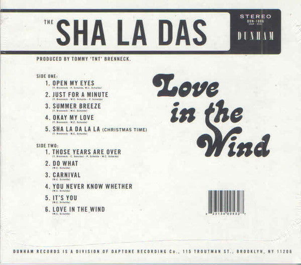 The Sha La Das - Love In The Wind (CD) | Near Mint (NM) Near Mint (NM)-