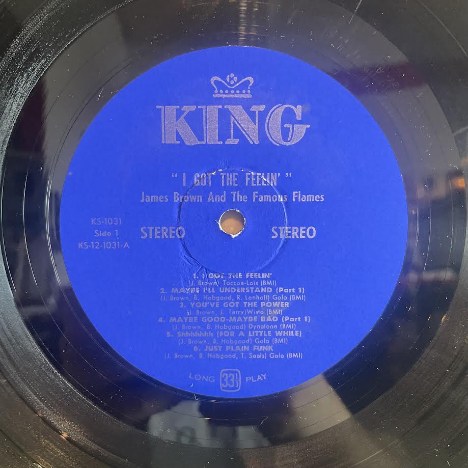 James Brown & The Famous Flames - I Got The Feelin' (VINYL) | Very Good Plus (VG+) Very Good (VG)-