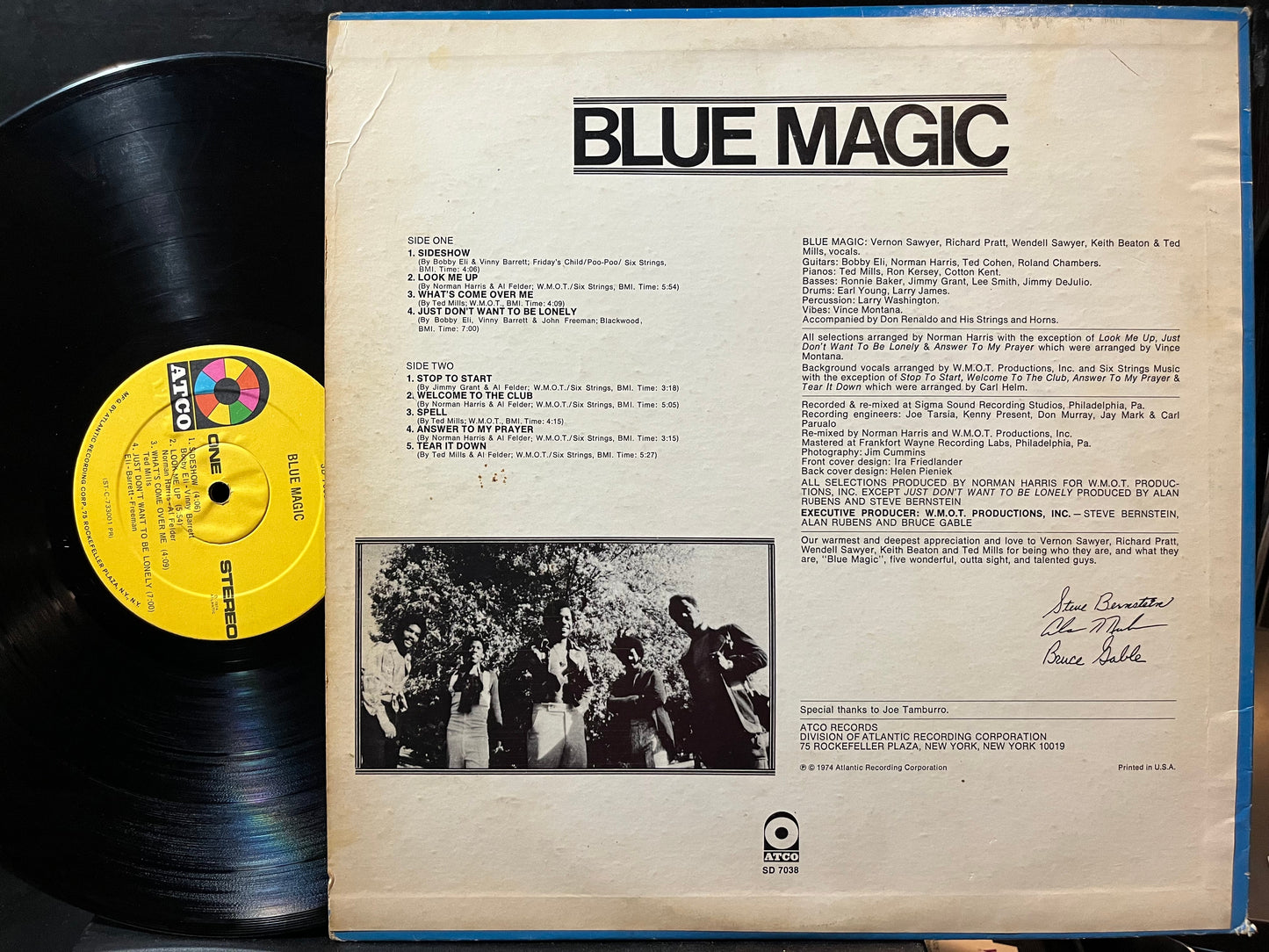 Blue Magic - Blue Magic (VINYL LP ATCO SD 7038 1974) | USED Very Good Plus (VG+) Very Good Plus Plus (VG++)-