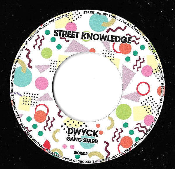 Gang Starr - Full Clip / DWYCK (VINYL 7" Street Knowledge SK4502) | NEW Mint (M) Generic-