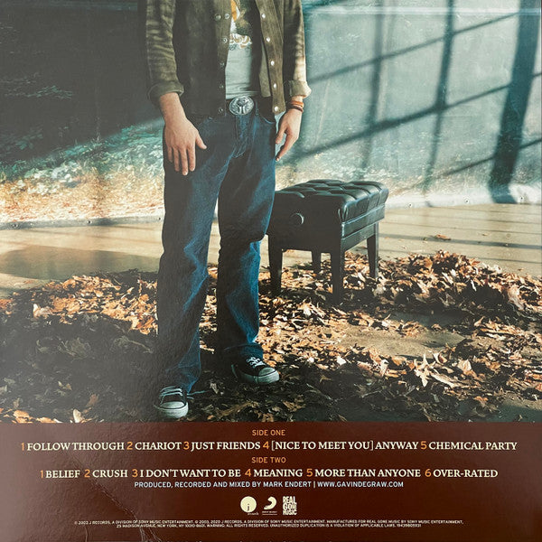 Gavin DeGraw - Chariot (LTD BLUE VINYL) | Mint (M) Mint (M)-