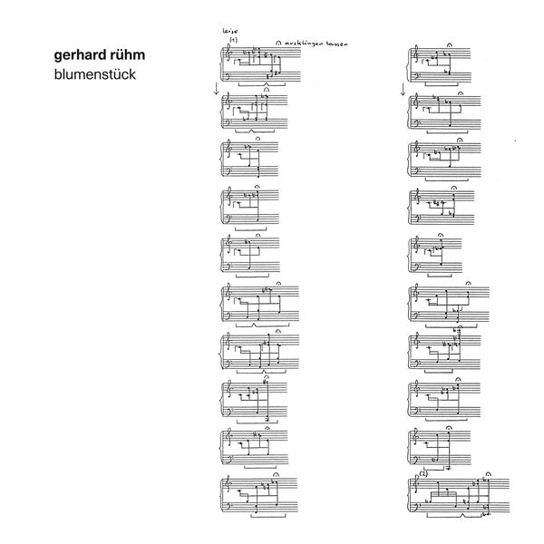 GERHARD RUHM - Blumenstuck |-