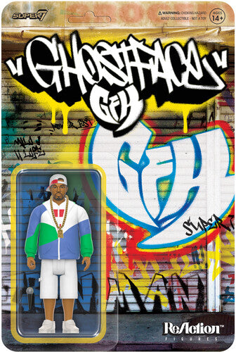 Super7 - Ghostface Killah - Reaction Figures - Ghostface Killah (Can It Be All So Simple) (Collectible, Figure, Action Figure) |-