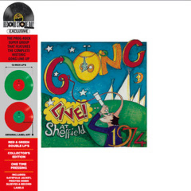 Gong - Live! At Sheffield 1974 (Colored Vinyl, Red, Green) (RSD Drop) (2 Lp's) | Mint (M) Mint (M)-