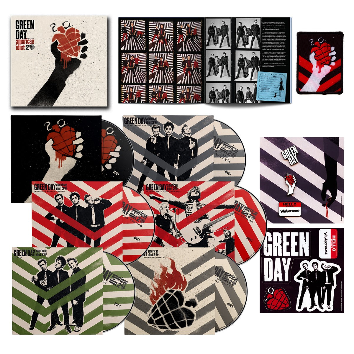 Green Day - American Idiot: 20th Anniversary Deluxe Edition (4Cd + 2 Blu-ray Box Set) | Mint (M) Mint (M)-