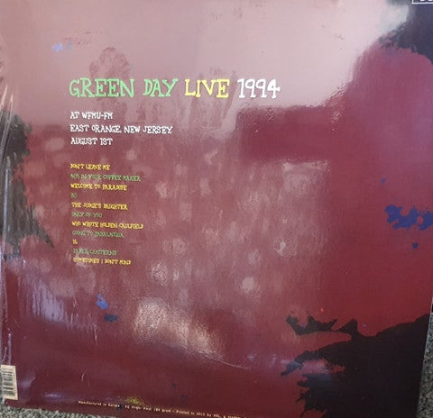 Green Day - Live At East Orange, New Jersey, 1994 | Mint (M) Mint (M)-