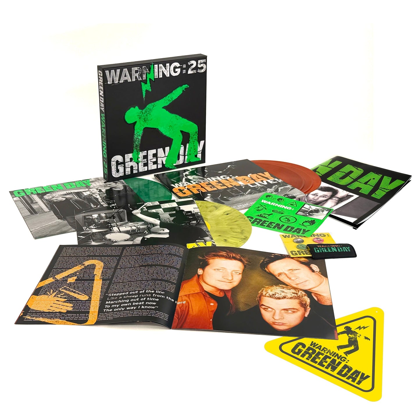 Green Day - Warning (25Th Anniversary 35x COLOR VINYL BOX) | Mint (M) Mint (M)-