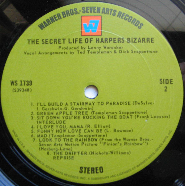 Harpers Bizarre - The Secret Life Of Harpers Bizarre | Near Mint (NM) Near Mint (NM)--