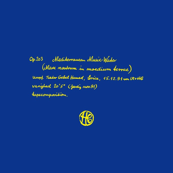HENNING CHRISTIANSEN - Mediterranean Music Water |-