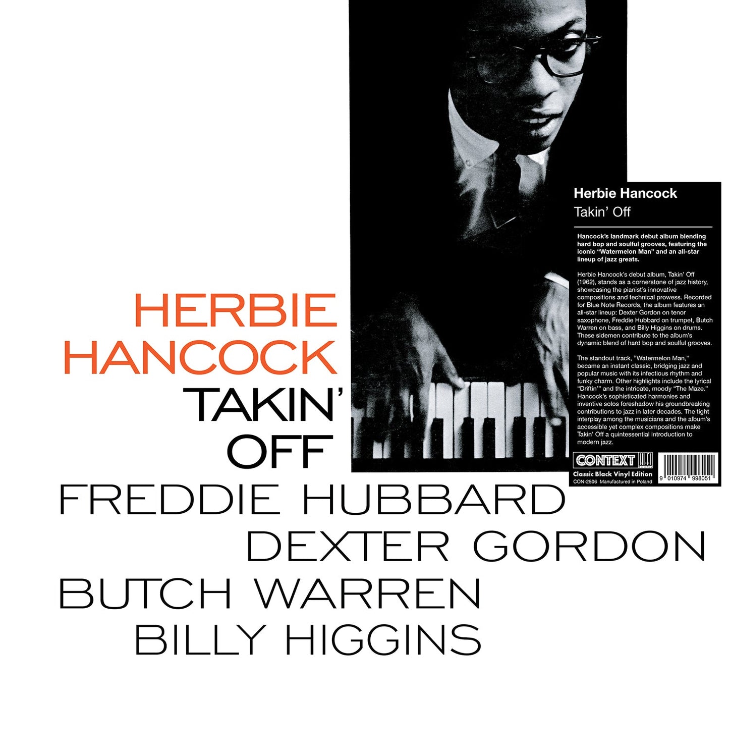 Herbie Hancock - Takin' Off (VINYL) | Mint (M) Mint (M)-