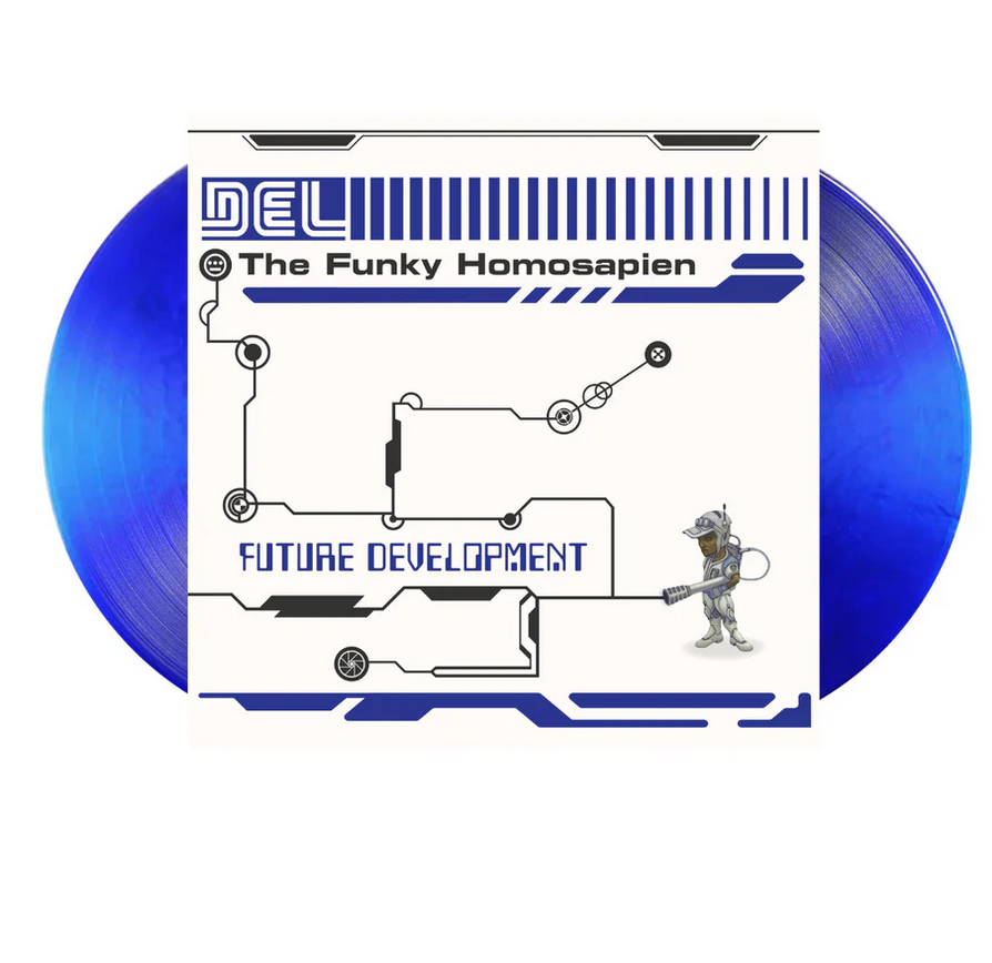 Del the Funky Homosapien - Future Development (BLUE SILVER 2xVINYL) | Mint (M) Mint (M)-