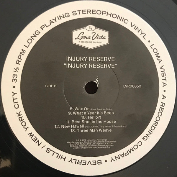 Injury Reserve (VINYL) | Mint (M) Mint (M)-