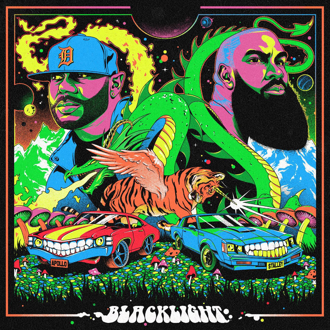 Apollo Brown & Stalley - Blacklight (INDIE EXCLUSIVE, NEON PURPLE VINYL) |-
