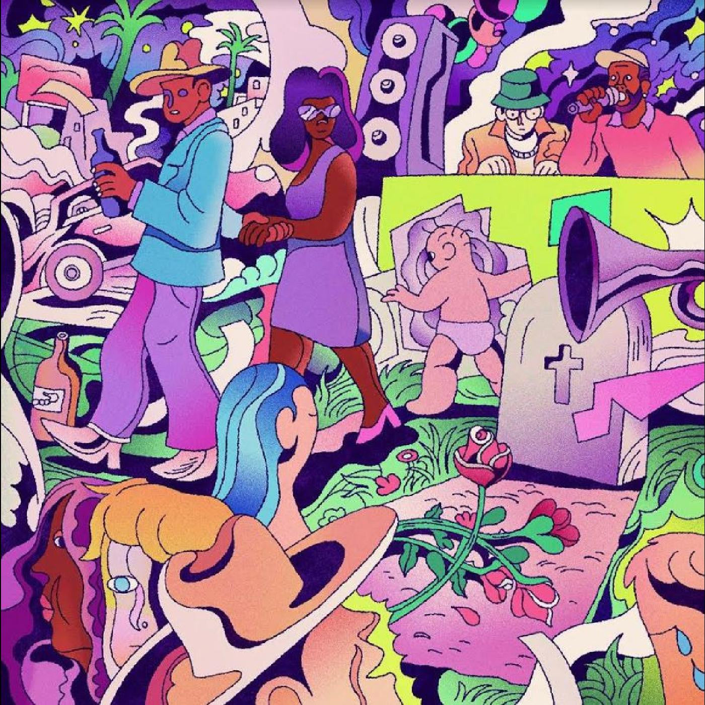 Fat Tony & Taydex - I Will Make a Baby in this Damn Economy (DJ SCREW PURPLE VINYL) |-
