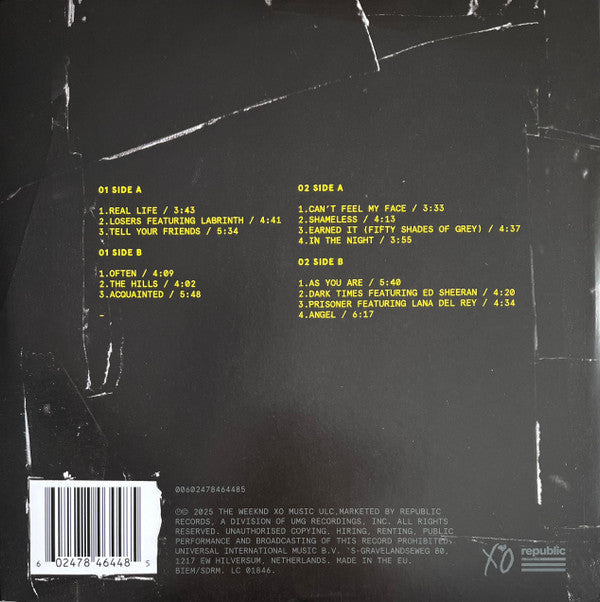 The Weeknd - Beauty Behind The Madness (2x Picture Disc Vinyl) |-