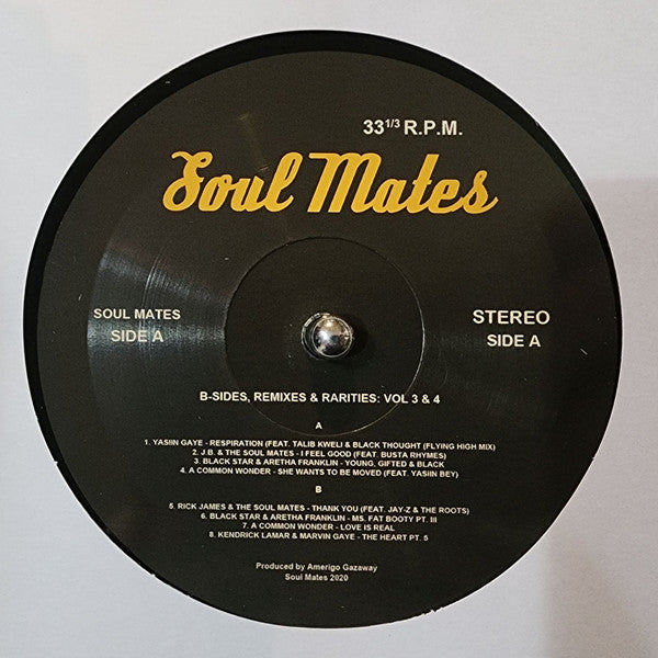 Soul Mates : B-Sides, Remixes, Rarities: Vol. 3 & 4 (2xVINYL) | Mint (M) Mint (M)-