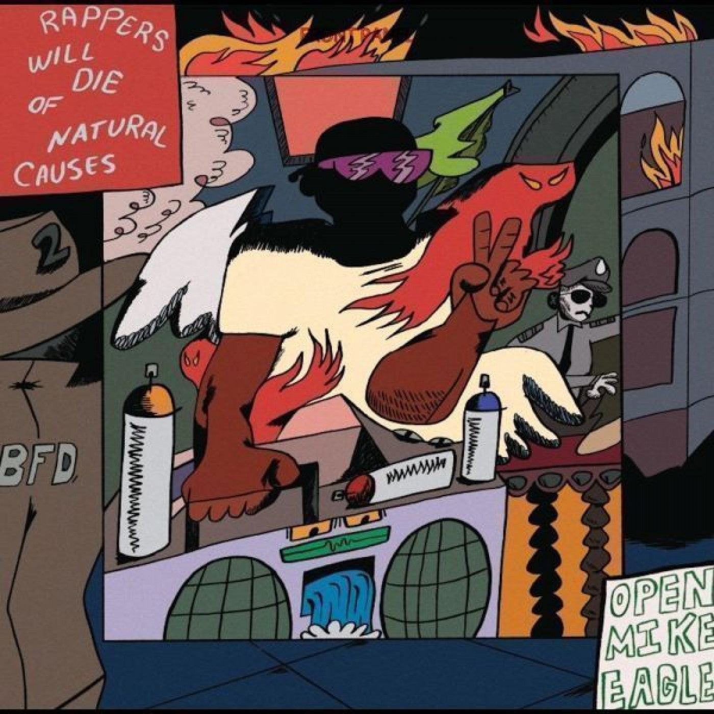 Open Mike Eagle - Rappers Will Die Of Natural Causes (SILVER VINYL) |-