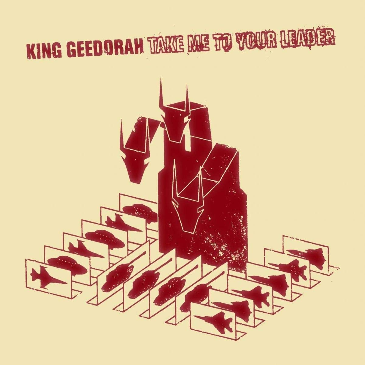 King Geedorah (MF DOOM) - Take Me To Your Leader (RED VINYL) | Mint (M) Mint (M)-