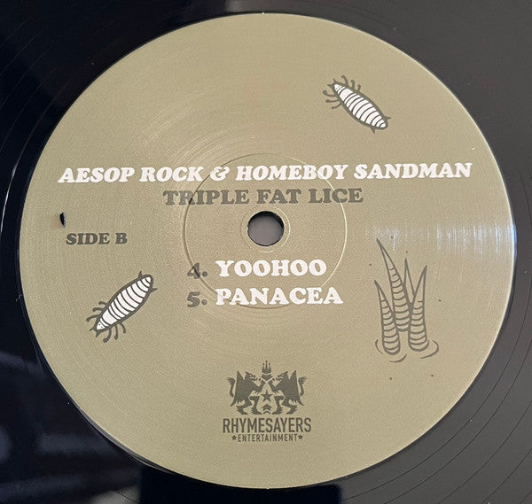 Aesop Rock & Homeboy Sandman - Triple Fat Lice | Mint (M) Mint (M)-