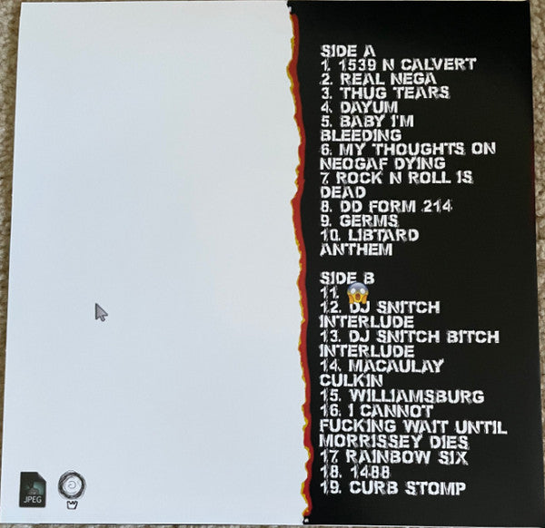 JPEGMAFIA - Veteran (UNOFFICIAL) | Mint (M) Mint (M)-
