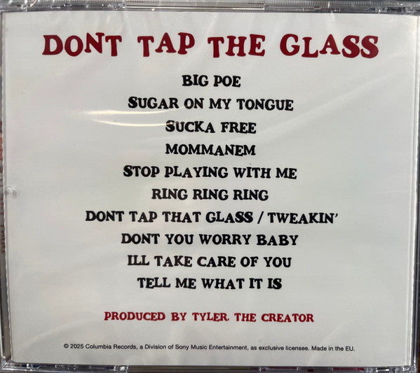 Tyler, The Creator - Don't Tap The Glass (UNOFFICIAL CD) | Mint (M) Mint (M)-